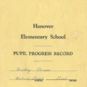 First grade report card envelope