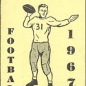 Football schedule 1967 page 1