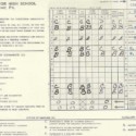 Eleventh grade report card